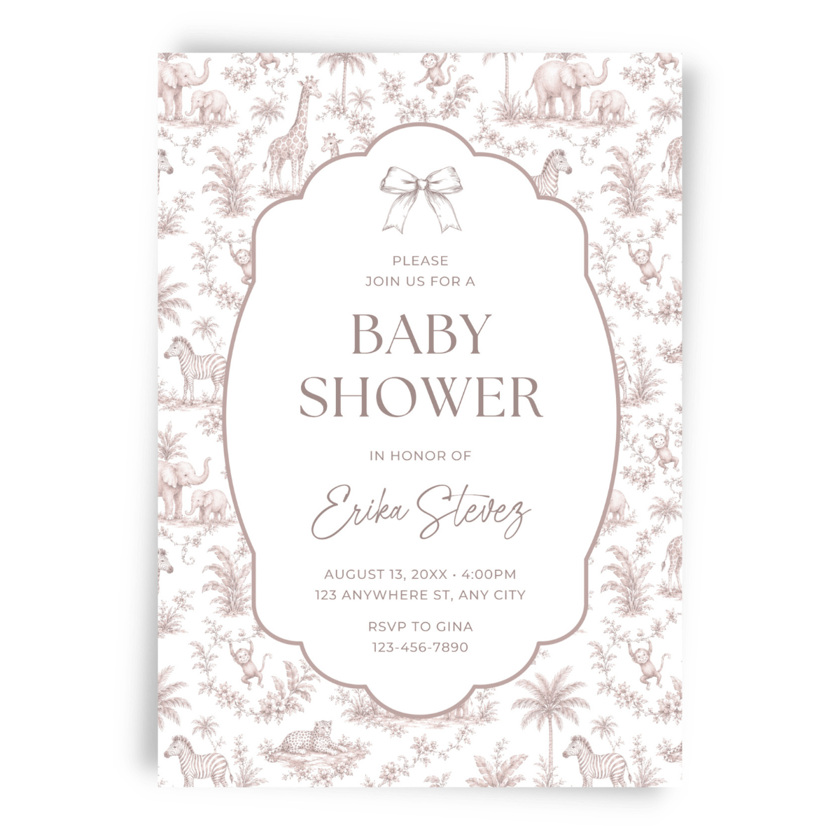 Neutral-Jungle-Toile-Baby-Shower-Invitation